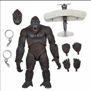 Eamily King Kong Vs Godzilla Skull Island Urban Ape Action Figure Handmade PVC Anime Manga Character Model Statue Figure Collectibles Decorations Gifts