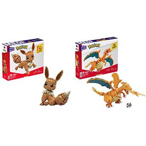 MEGA Pokémon Build & Show Charmander Toy Building Set, 4 Inches Tall,  Poseable, 185 Bricks and Pieces, for Boys and Girls, Ages 7 and Up