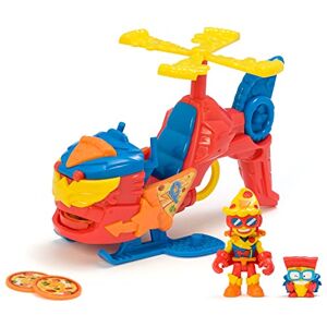 SUPERTHINGS RIVALS OF KABOOM SUPERTHINGS - Pizzacopter. The SuperThings Helicopter with Pizza Disc Launcher. Includes 1 Exclusive Kazoom Kid And 1 Exclusive SuperThing