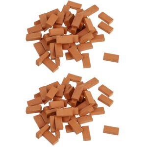 BESTonZON 750 Pcs Mini Bricks Decor Kids Sand Table Mini Building Blocks Micro Toys Miniature Kit Fairy Toys Diy Kits Kids Toys Miniature Bricks Farm Brick Toy Clay Dining Table Crafts Child