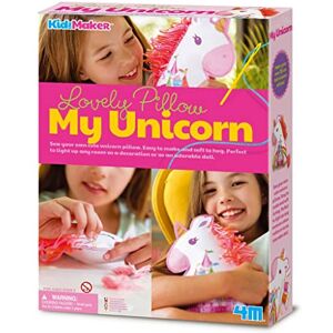 4M 404744 My Lovely Unicorn Pillow, Multi