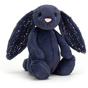 Jellycat BASS6SD Cat Plush Rabbit Blue Stars