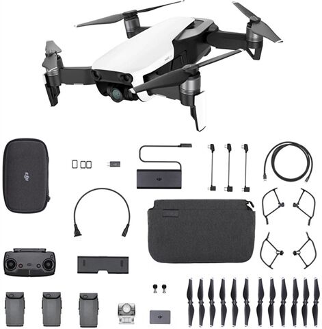 Refurbished: DJI Mavic Air Fly More Drone (With Accessories) Arctic White, C