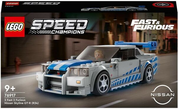 Lego Speed Champions 2 Fast 2 Furious Nissan Skyline Gt-R (R34) 76917