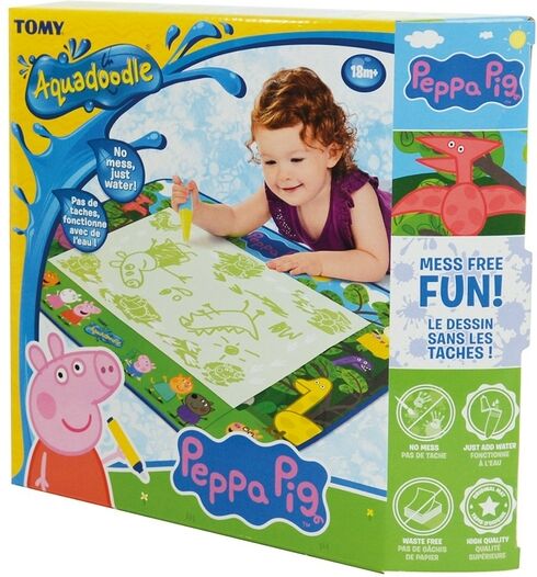 Tomy Aquadoodle Peppa Pig & Dinosaurs Water Doodle Mat