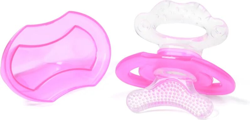 BabyOno Teether chew toy 3m+ Pink 1 pc