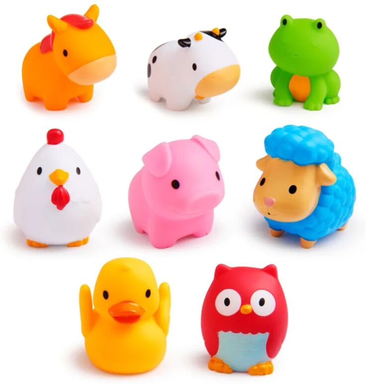 Munchkin Bath Farm Bath Squirts bath toy 9 m+ 8 pc