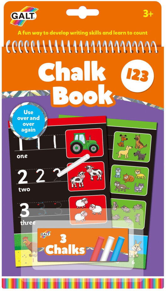 Galt Toys  Chalk 123, Counting Book for Children