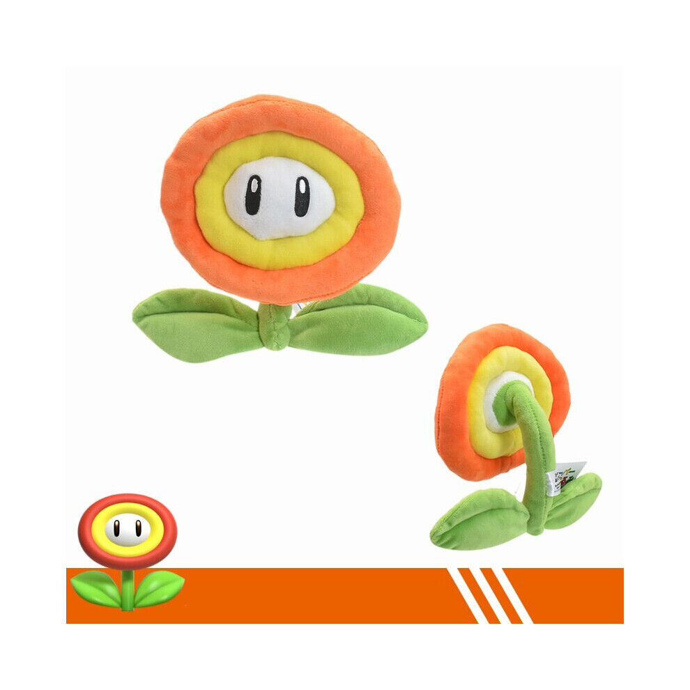 Unbranded (Flame flower) Super Mario Sun Flower Pentagram plush doll