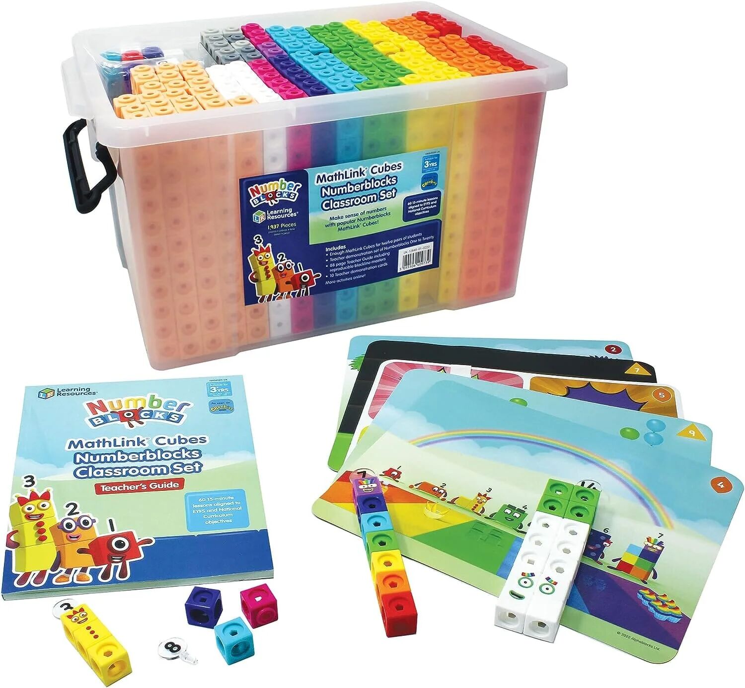 MathLink® Cubes Numberblocks Classroom Set - Ages 3+ Learning Resources