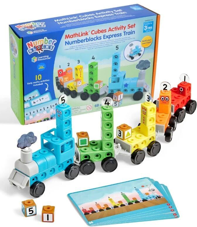 MathLink® Cubes Activity Set Numberblocks® Express Train By Learning Resources - Ages 3+ - Educational Toys Learning Resources