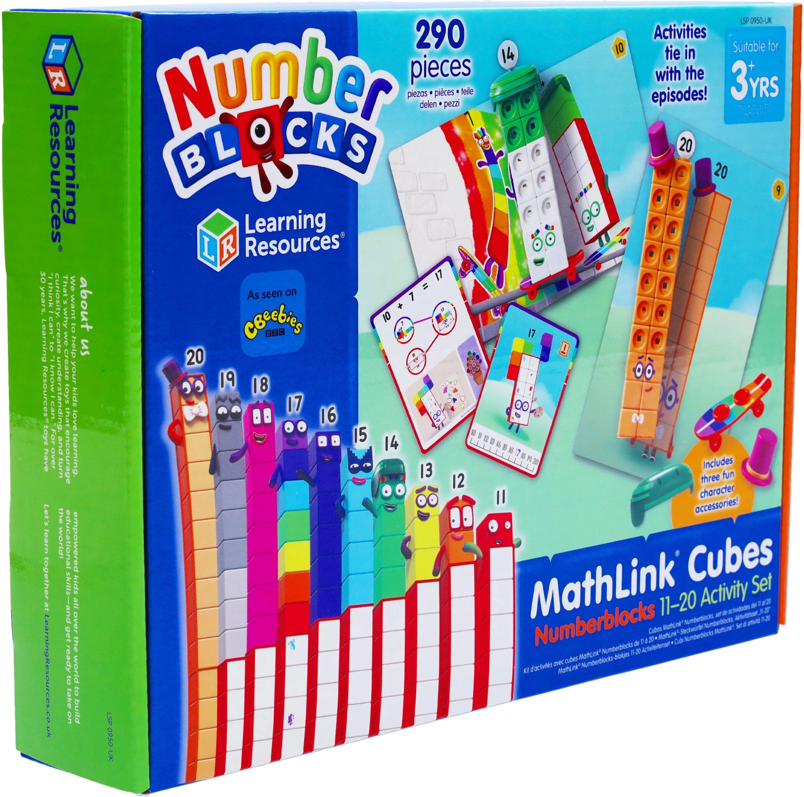 MathLink Cubes Numberblocks 11-20 Activity Set by Learning Resources - Ages 3+ Learning Resources