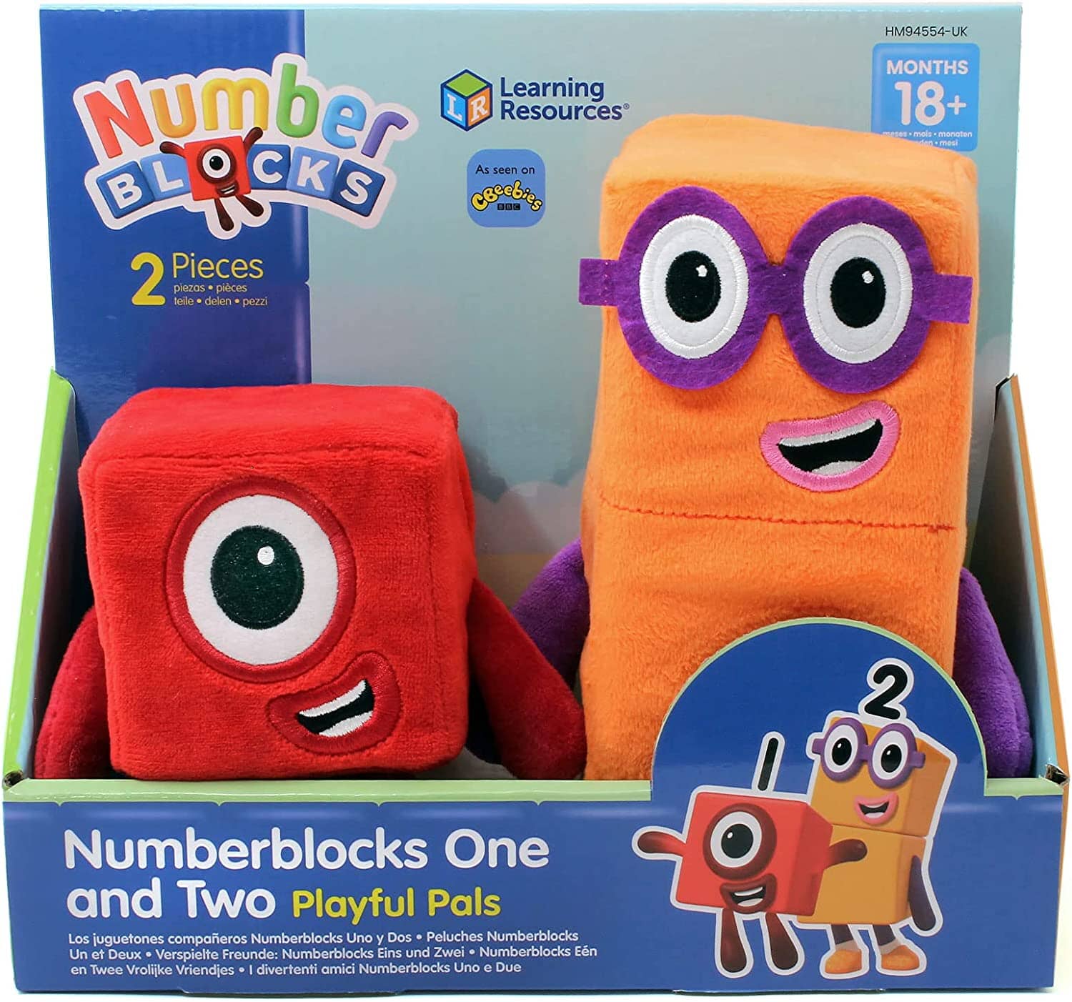 Numberblocks One and Two Playful Pals by Learning Resources - Ages 18 Months+ Learning Resources