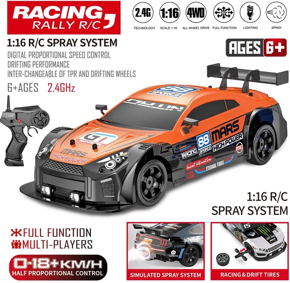 Toys Preferred Extra Large RC Remote Control Car Four-Wheel Drive Drift AE86