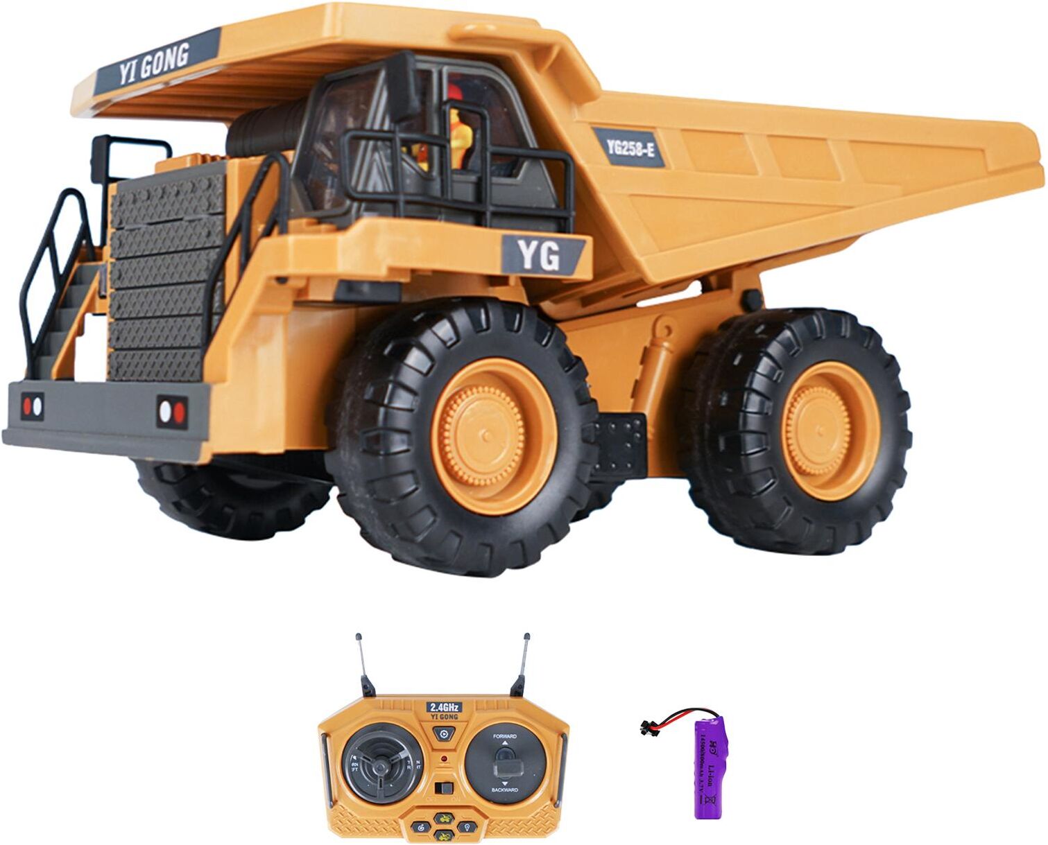 Toy Storing RC Dump Truck 1/24 9CH Dumper Technique Vehicle 2.4G Radio Controlled Cars