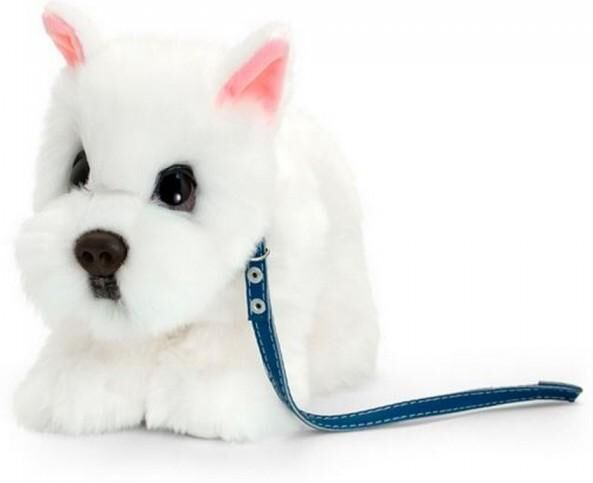 Keel Toys Signature Cuddle Westie Puppy On Lead