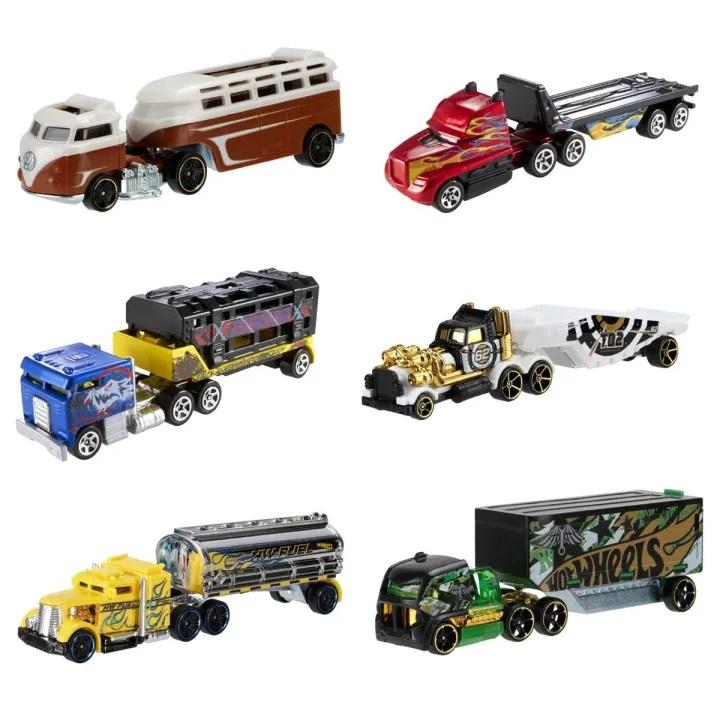 Hot Wheels: Truck and Trailer Toys Car in Assortment (Choose one), 1:64
