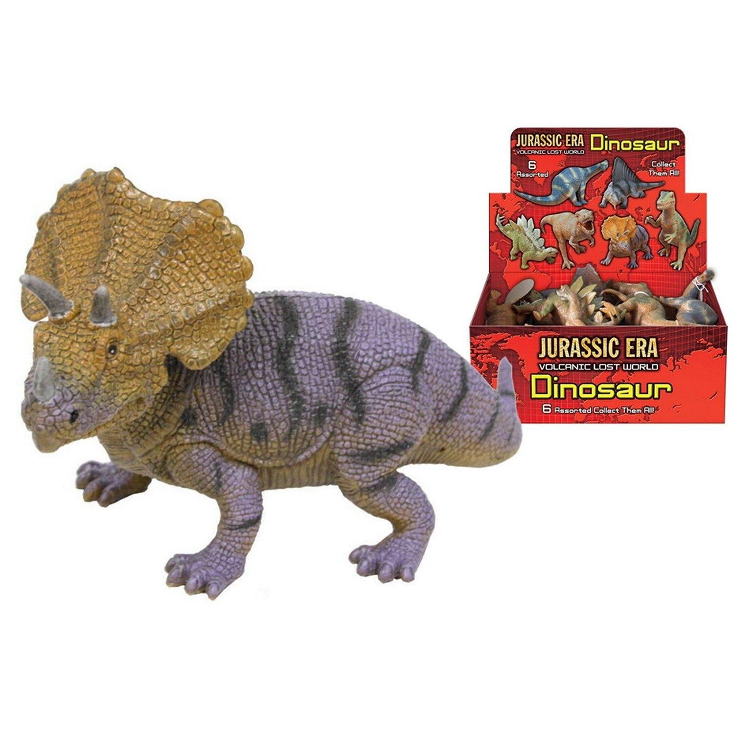 Kandy Toys Dinosaurs 17 20Cm 6 Assorted Designs  (One Supplied)
