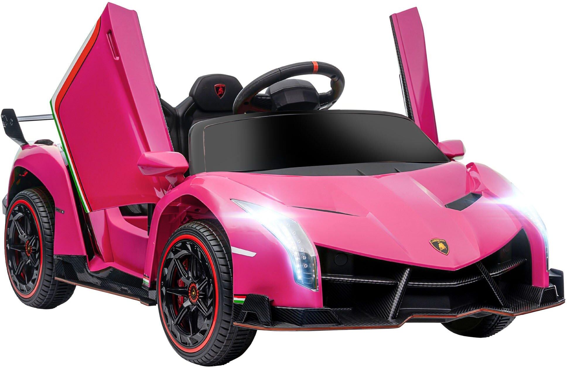 HOMCOM Lamborghini Veneno Licensed 12V Kids Electric Car with Remote