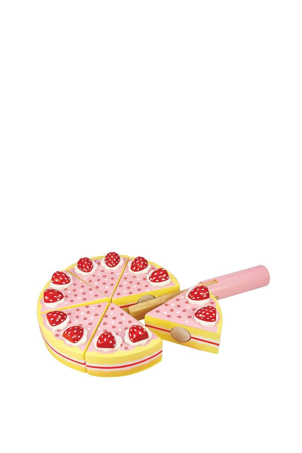 Bigjigs Toys Strawberry Party Cake Toy