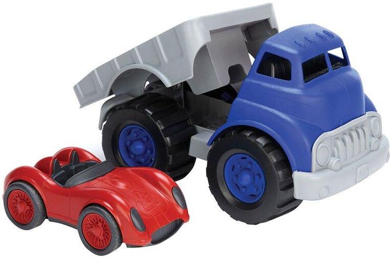 Green Toys Flatbed Truck & Race Car