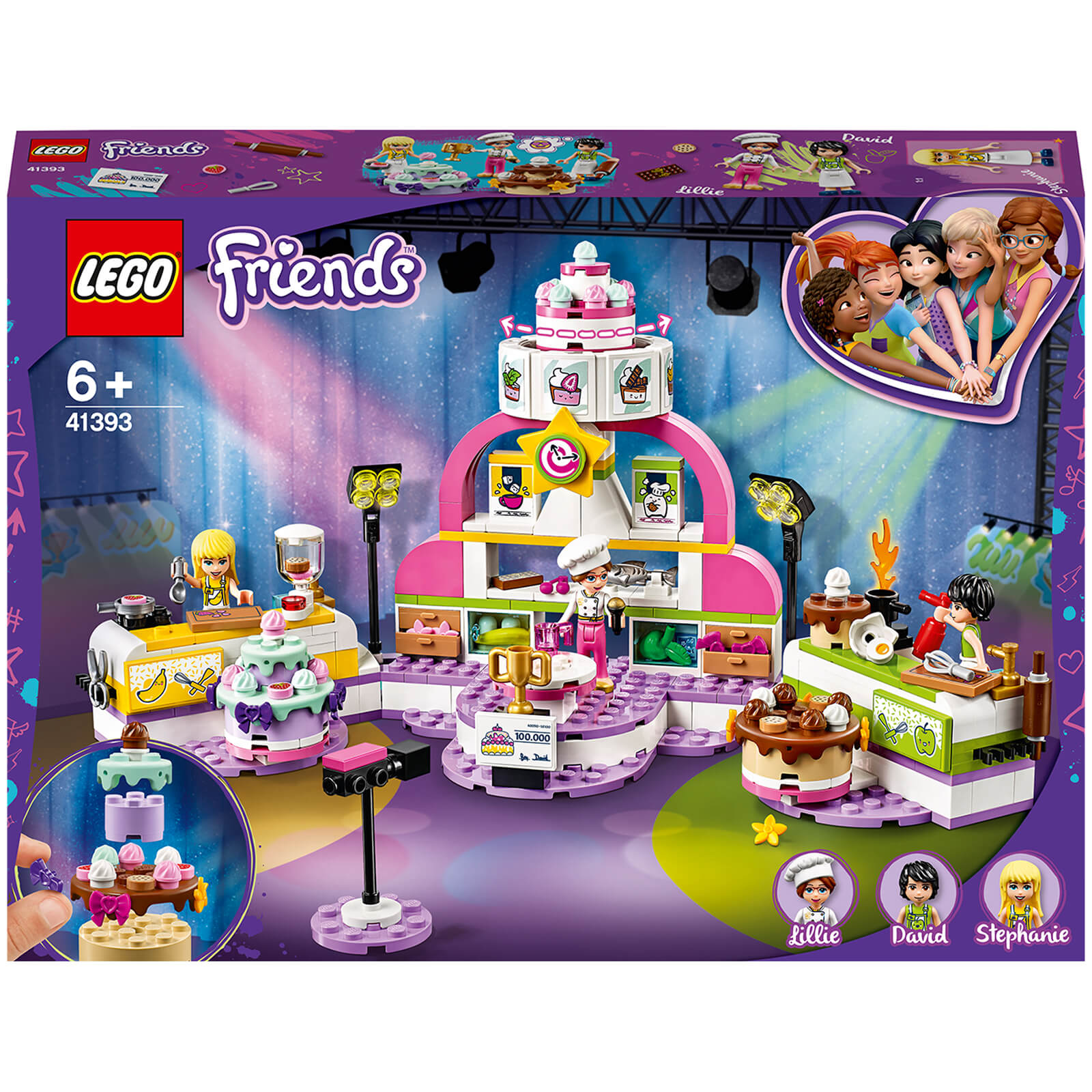 Lego Friends: Baking Competition Set with Toy Cakes (41393)