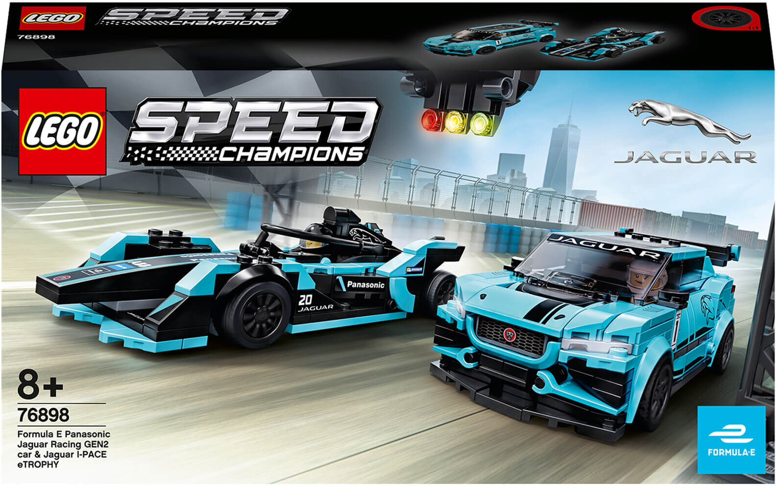 Lego Speed Champions: Panasonic Jaguar Racing Cars Set (76898)