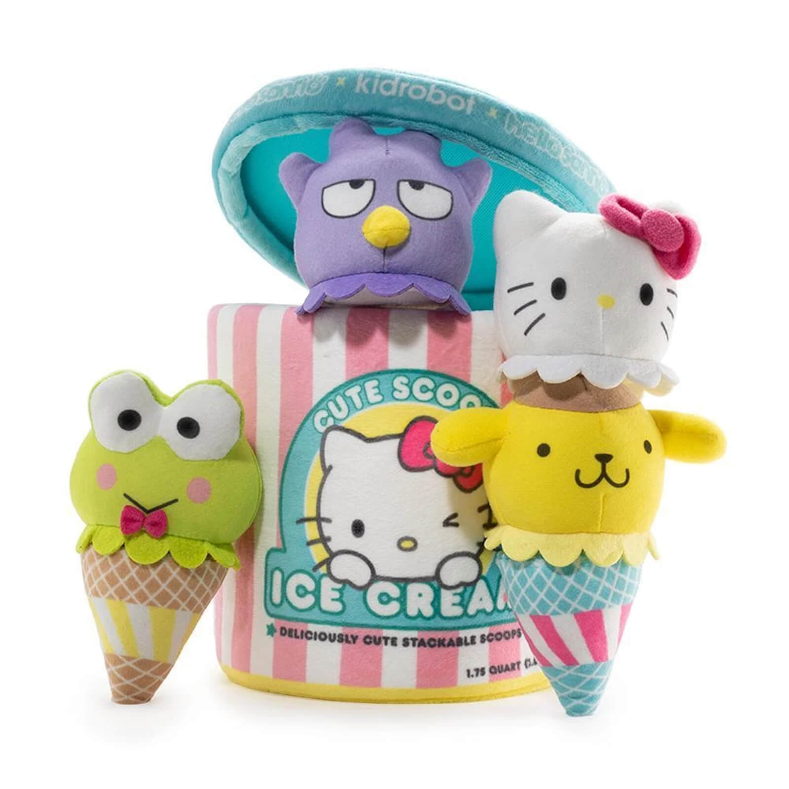 Kidrobot Sanrio Hello Kitty Ice Cream Scoops Medium Plush