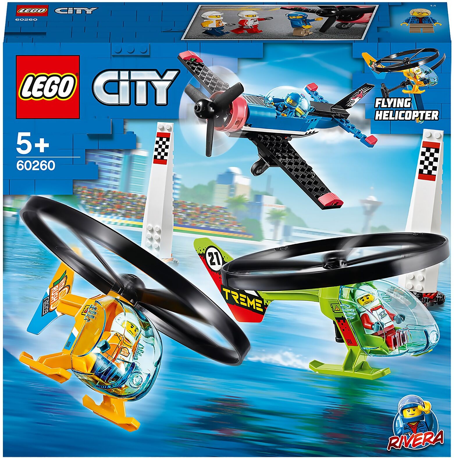 Lego City: Airport Air Race Toy Plane & Helicopters Set (60260)