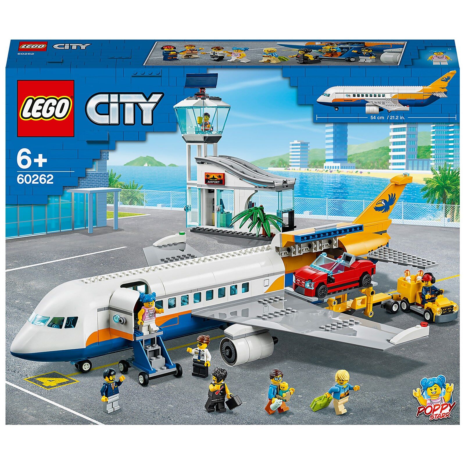 Lego City: Airport Passenger Airplane & Terminal Toy (60262)
