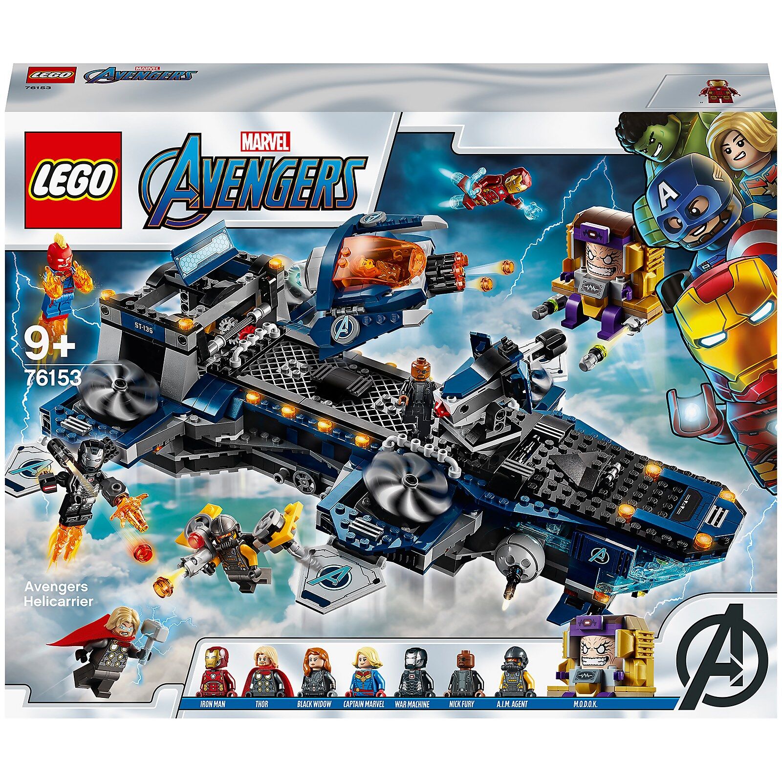 Lego Marvel Avengers Helicarrier Toy (76153)-unisex