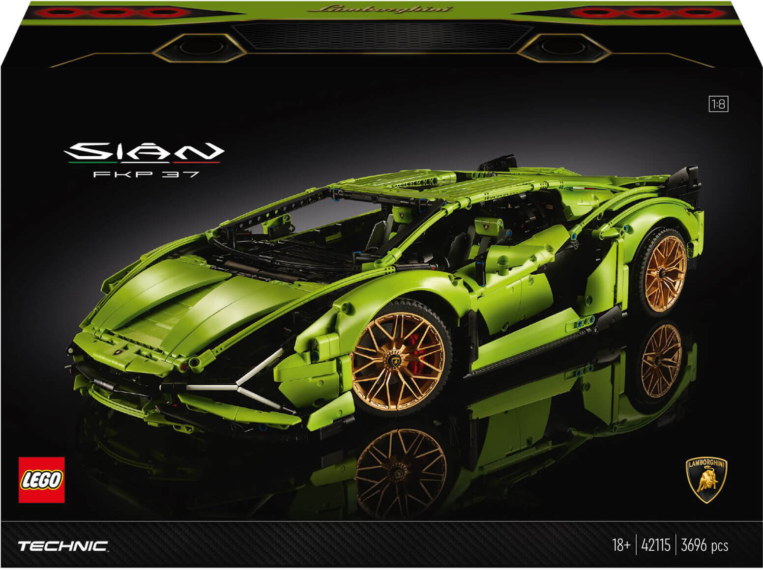 Lego Technic: Lamborghini Sián FKP 37 Car Model (42115)-unisex