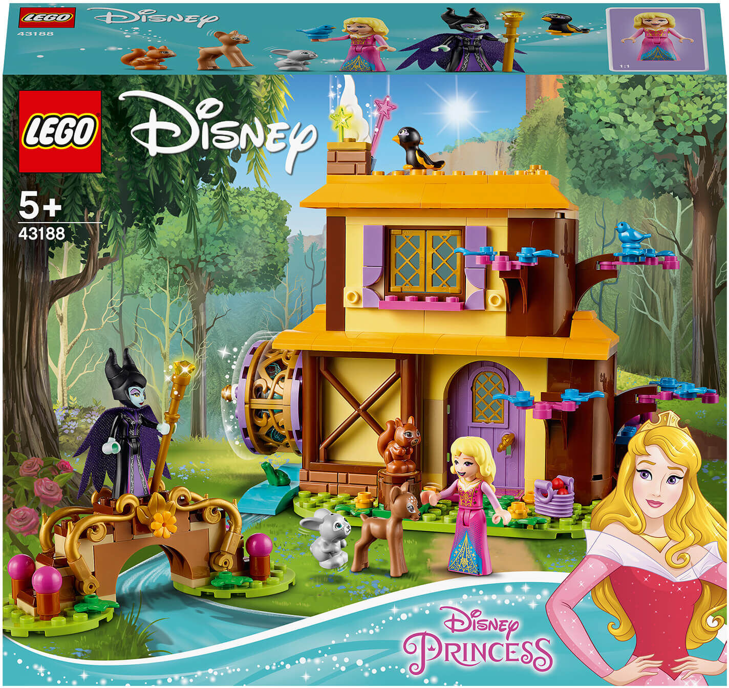 Lego Disney Princess: Aurora’s Forest Cottage Playset (43188)