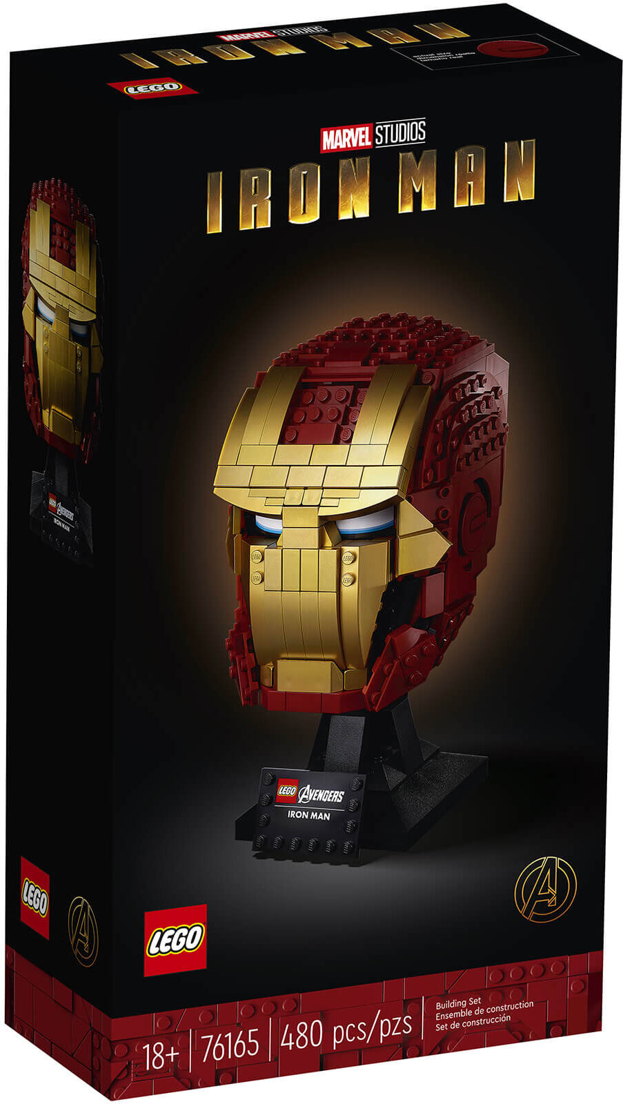 Lego Marvel Avengers Iron Man Helmet Set for Adults (76165)