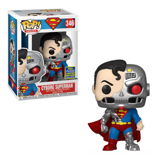 Funko Pop! Vinyl DC Comics Cyborg Superman SDCC 2020 EXC Pop! Vinyl Figure