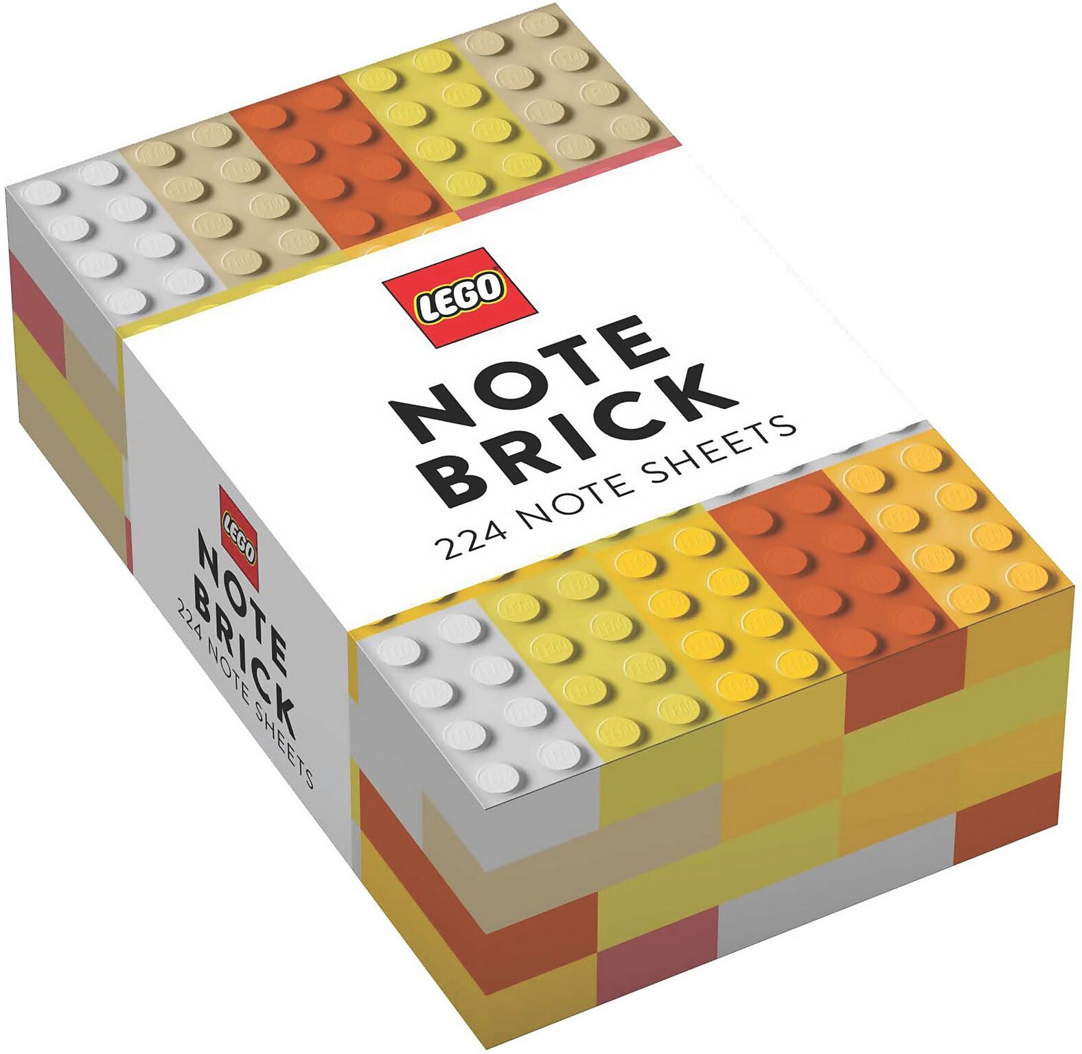 Abrams & Chronicles LEGO Note Brick - Yellow/Orange