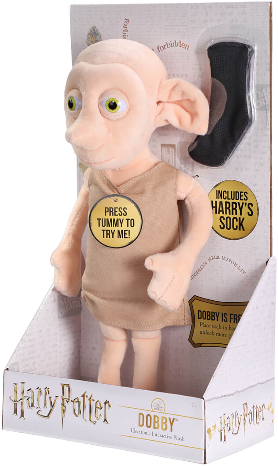 Noble Collection Harry Potter Dobby Interactive Plush