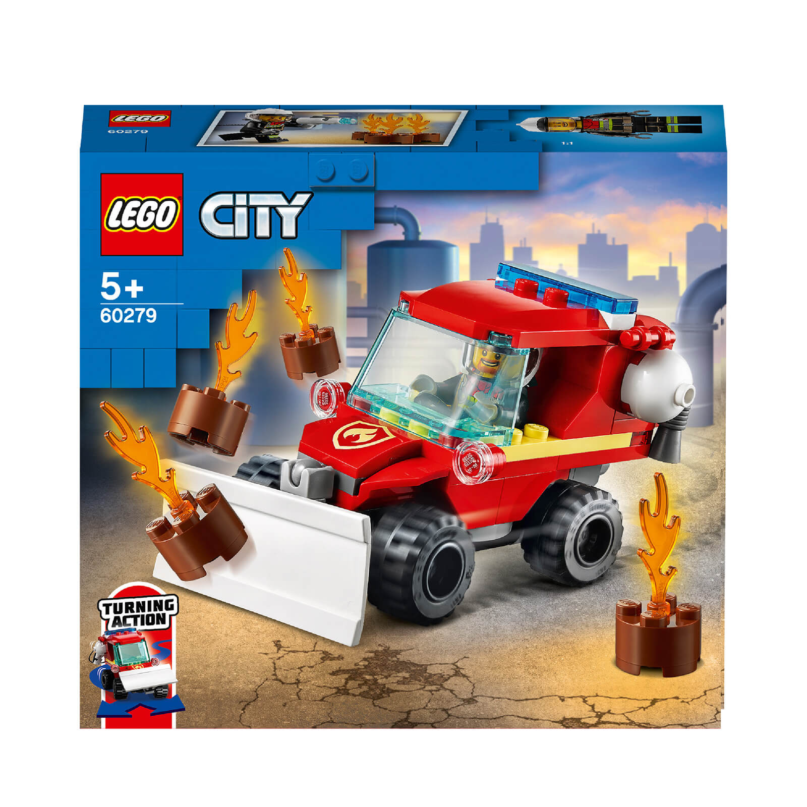 Lego City: Fire Hazard Truck Toy (60279)