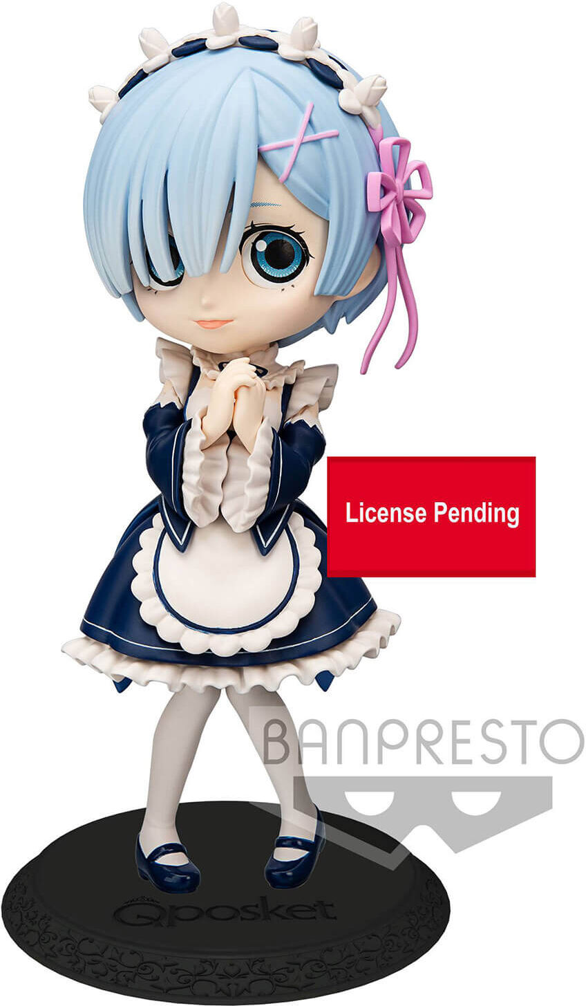 Bandai Re:Zero S-L-I-A-W Rem V.B Q Posket Figure