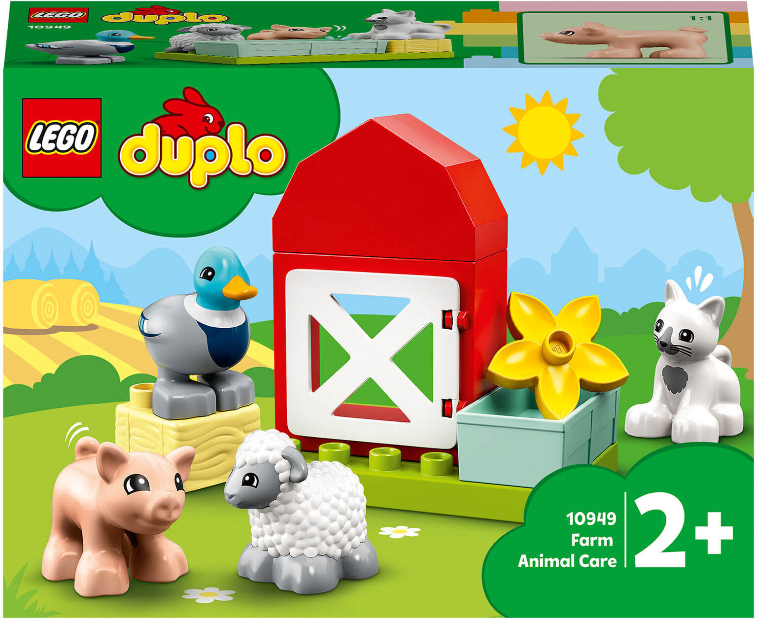 Lego DUPLO Town: Farm Animal Care Toy for Toddlers (10949)