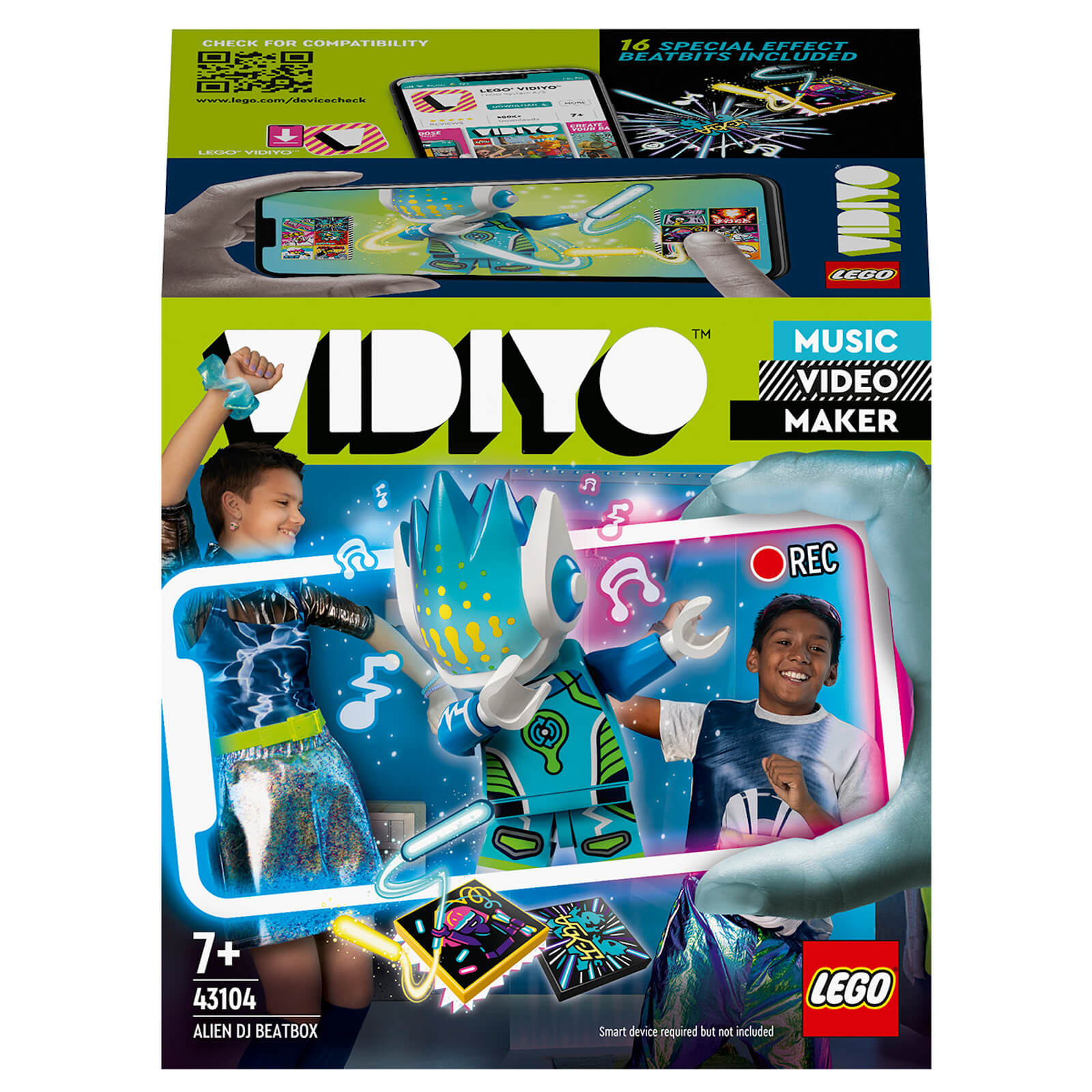 Lego VIDIYO Alien DJ BeatBox Music Video Maker Toy (43104)