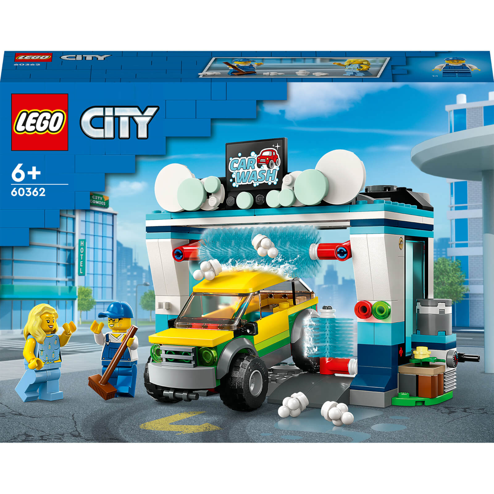 LEGO City: Carwash Set with Toy Car Wash and Car (60362)