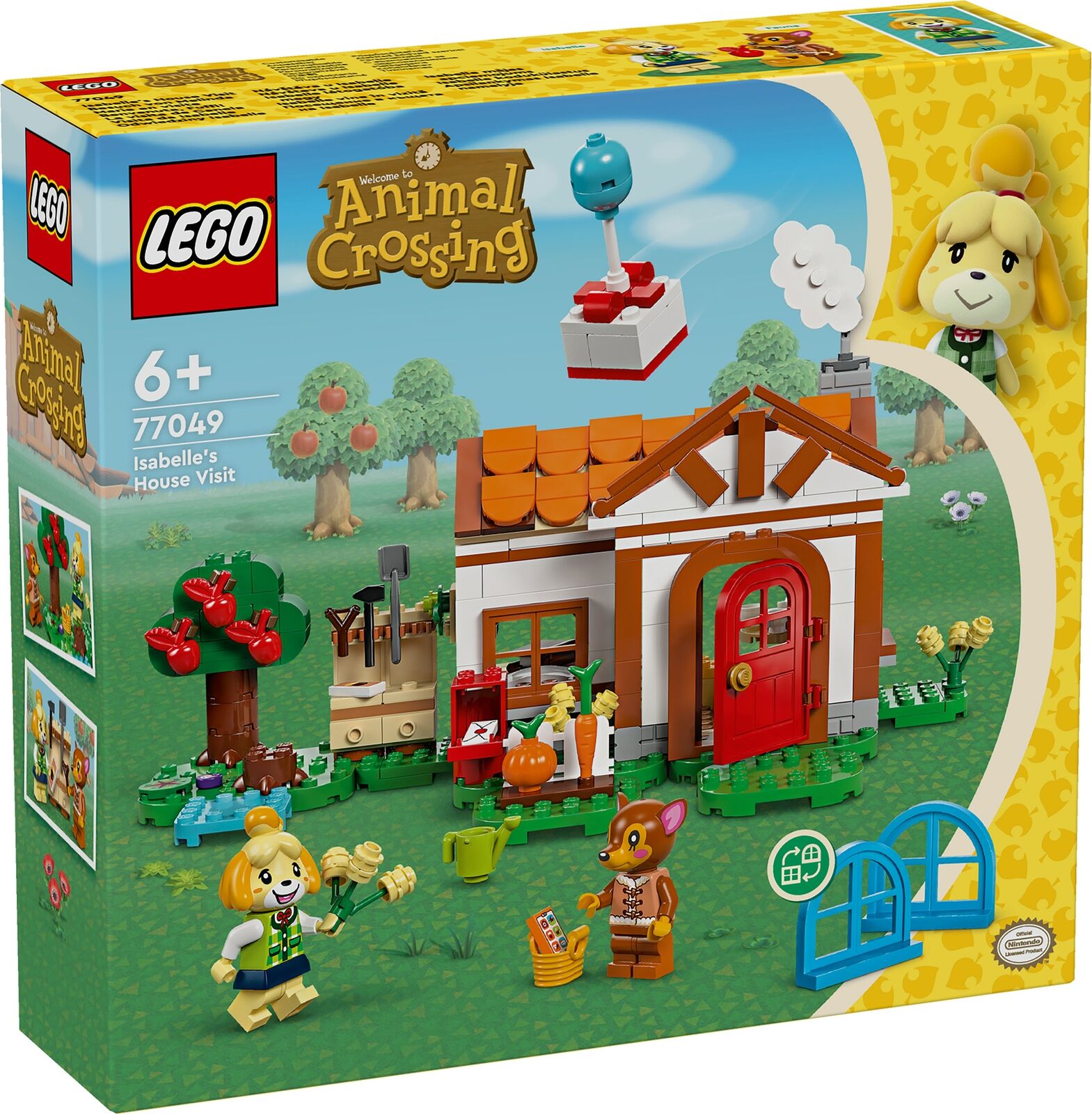 LEGO Animal Crossing Isabelle’s House Visit Buildable Toy 77049