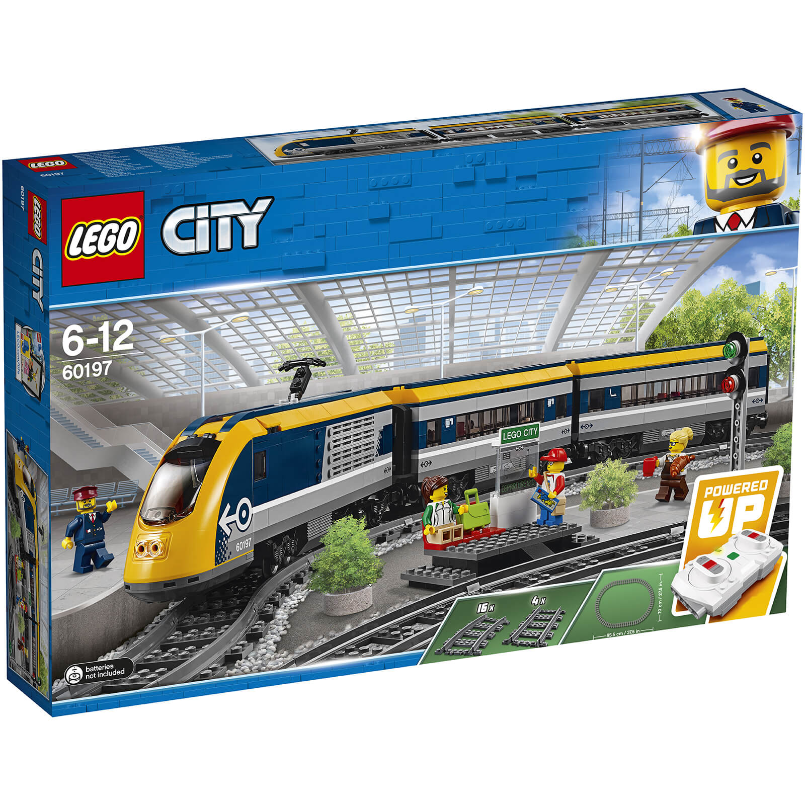 Lego City: Passenger Train & Track Bluetooth RC Set (60197)