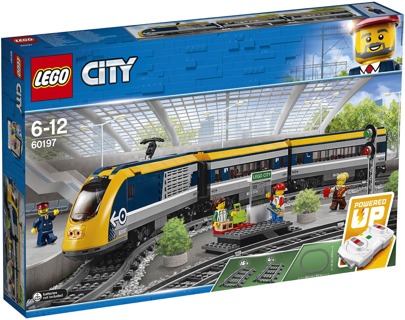 Lego City: Passenger Train & Track Bluetooth RC Set (60197)-unisex