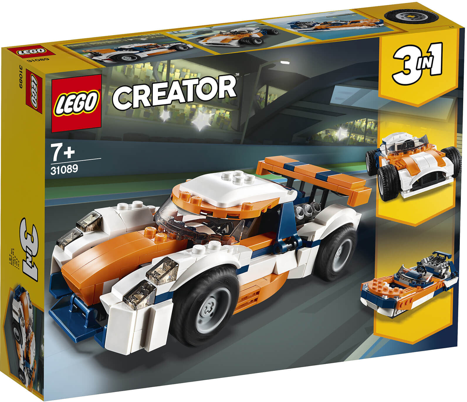 Lego Creator: 3in1 Sunset Track Racer Race Car Boat (31089)