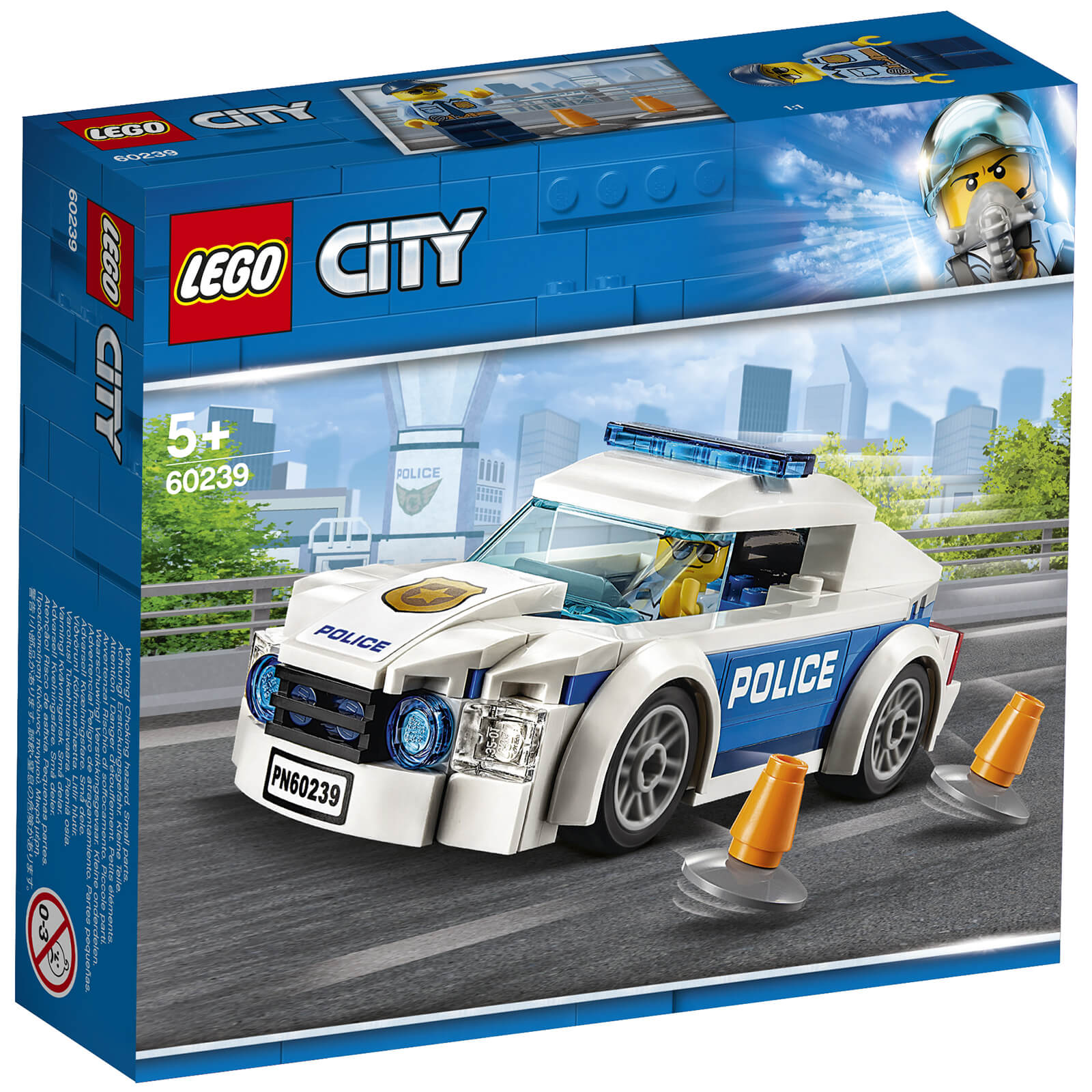 Lego City: Police Patrol Chase Car Toy with Policeman (60239)