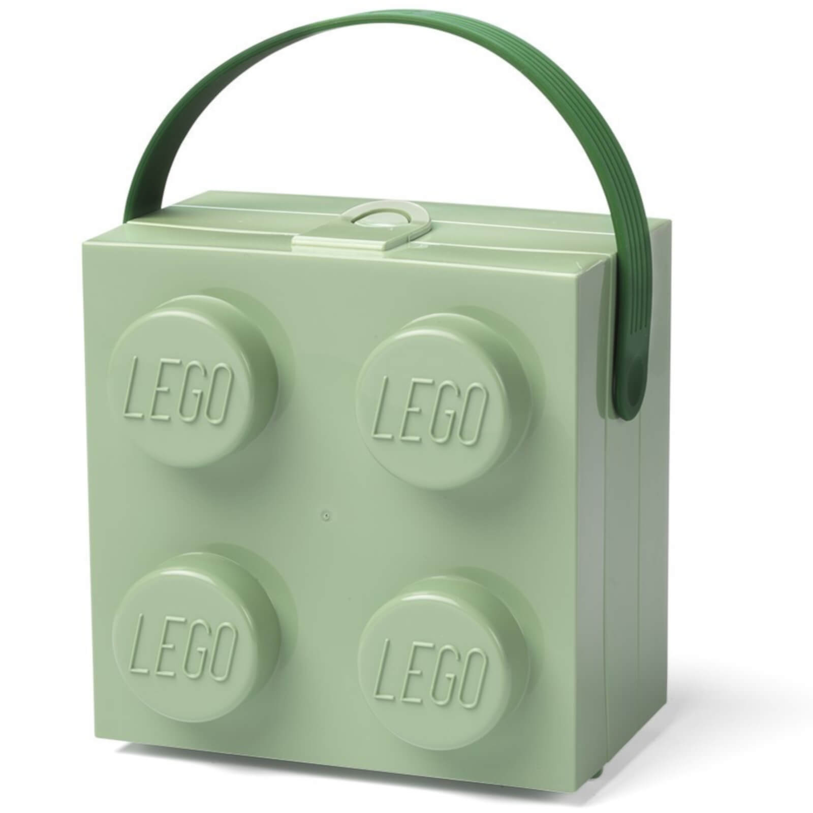 Room Copenhagen LEGO Lunch Box with Handle - Sand Green