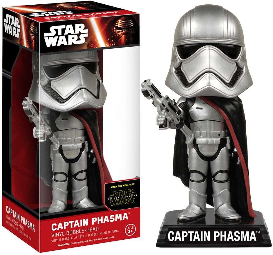 Wacky Wobbler Star Wars The Force Awakens Captain Phasma Wacky Wobbler Bobble Head