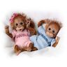 The Ashton-Drake Galleries Monkey Baby Doll Set: Double Trouble